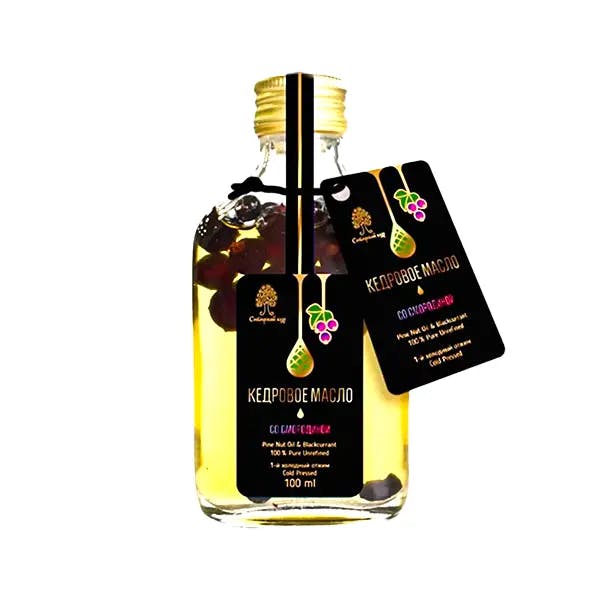 Siberian Pine Nut Oil with Blackcurrant berries